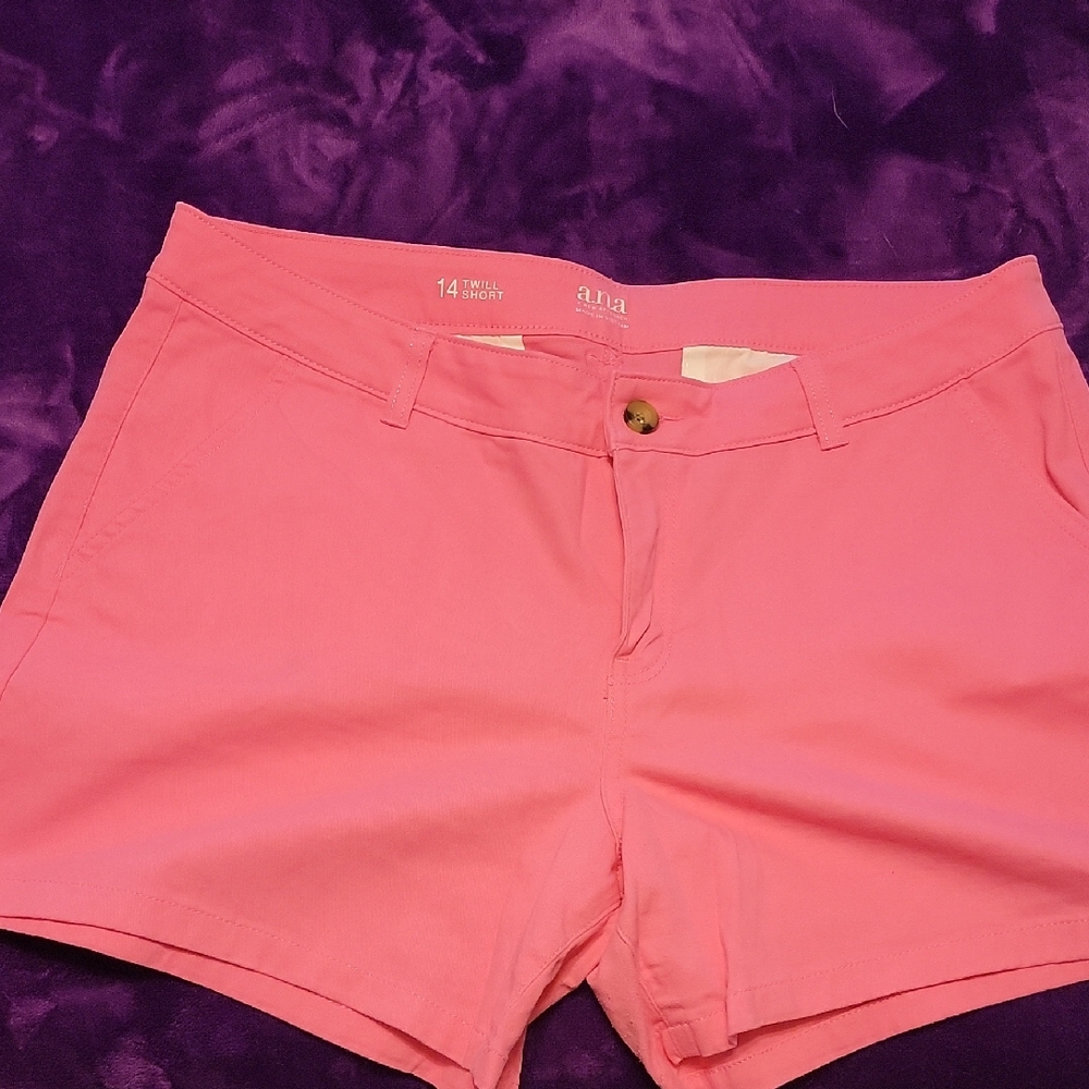 a.n.a Women's High Waist Pink Shorts